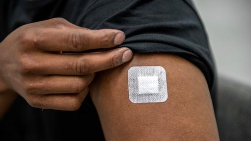 Plåster, Vaccin, Covid-19, Arm