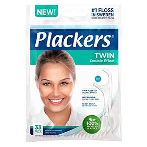 Plackers tandtråd twin