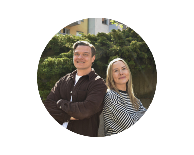 Bild på Björn och Anni, mediepedagoger.